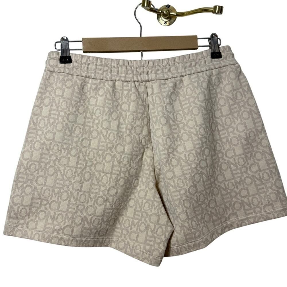 NWT Moncler Monogram Drawstring Shorts – Beige Lo… - image 9